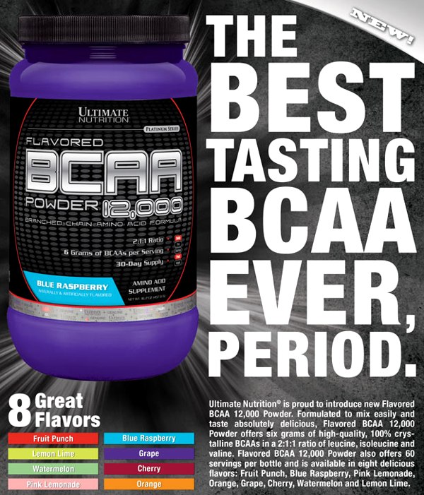 Flavored BCAA 12000 Powder от Ultimate Nutrition